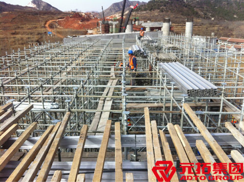 盤扣式腳手架效果圖