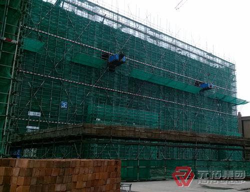 蘭州承插式鍍鋅鋼管外架的搭設