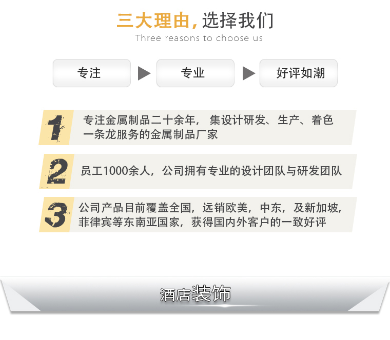不銹鋼燈飾 三大理由，選擇我們 專注 專業 好評如潮