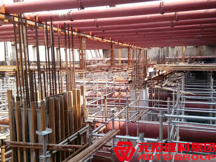 天津地鐵6號線項目使用元拓盤扣腳手架