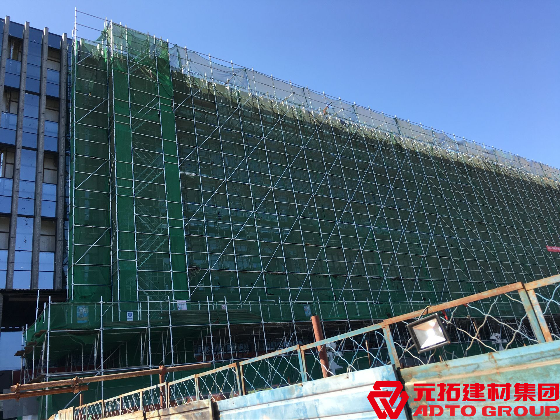 北京商場(chǎng)外架使用元拓盤扣式腳手架