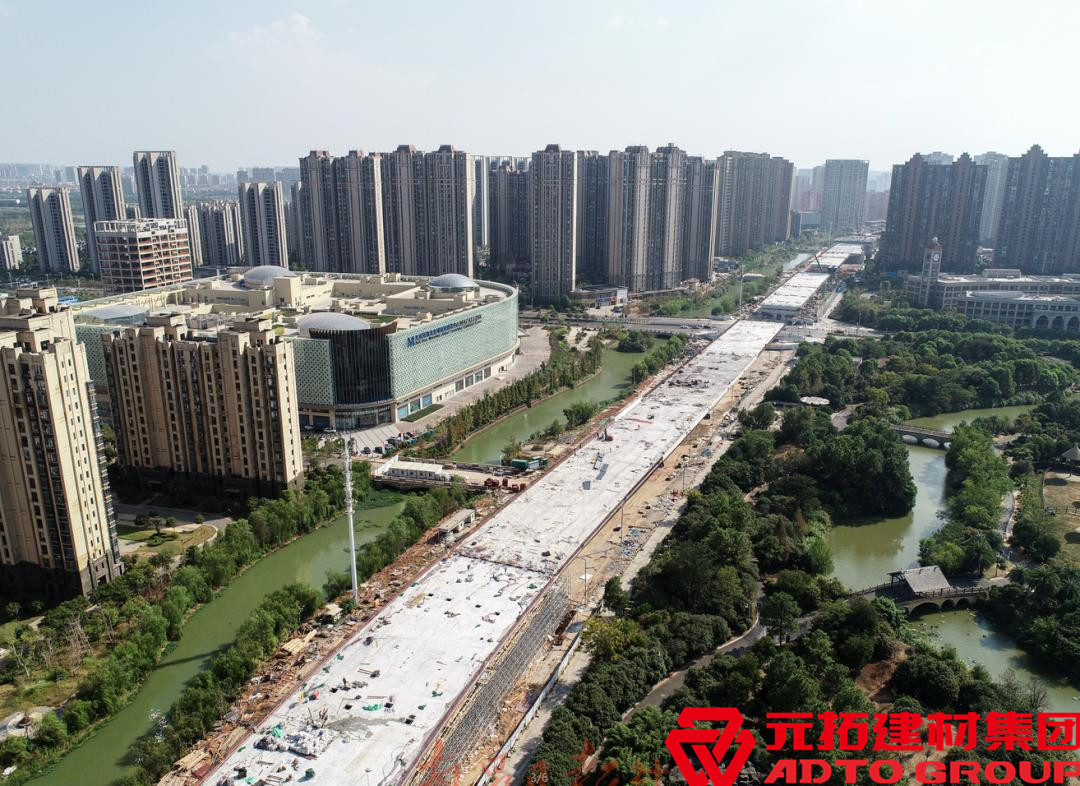 元拓盤扣腳手架助力江西南昌桃花南路快速路改造建設