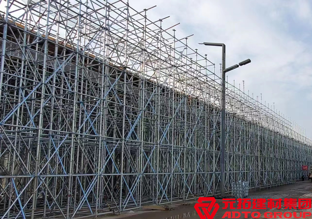 元拓盤扣腳手架助力江西南昌桃花南路快速路改造建設