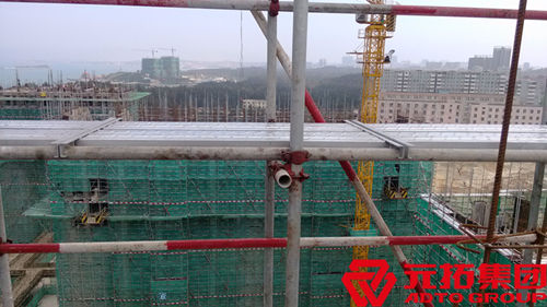 高層住宅室外防護體系使用什么樣的腳手架