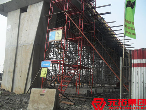 橋梁施工腳手架該如何搭設