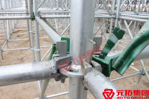 盤扣式腳手架支撐體系搭設(shè)效果