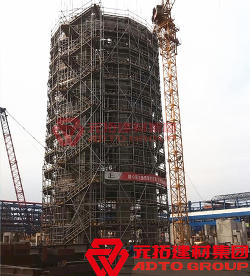 鍍鋅架子管電廠外架搭設應用效果