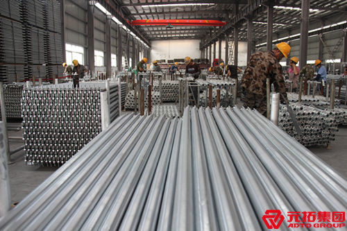 元拓盤扣式腳手架生產車間