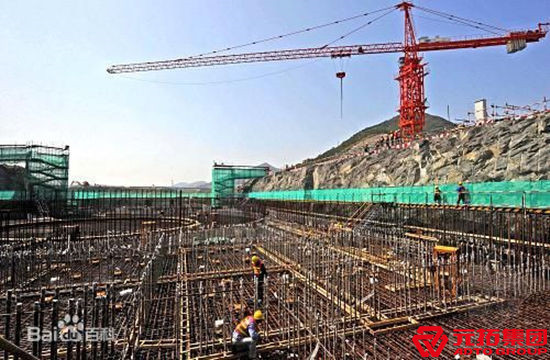 三門核電工程 使用產品:腳手架扣件(鍛造扣件和鑄鐵扣件)