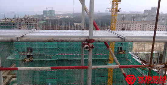 秦山核電檢修項目   使用元拓鋼跳板施工現(xiàn)場圖