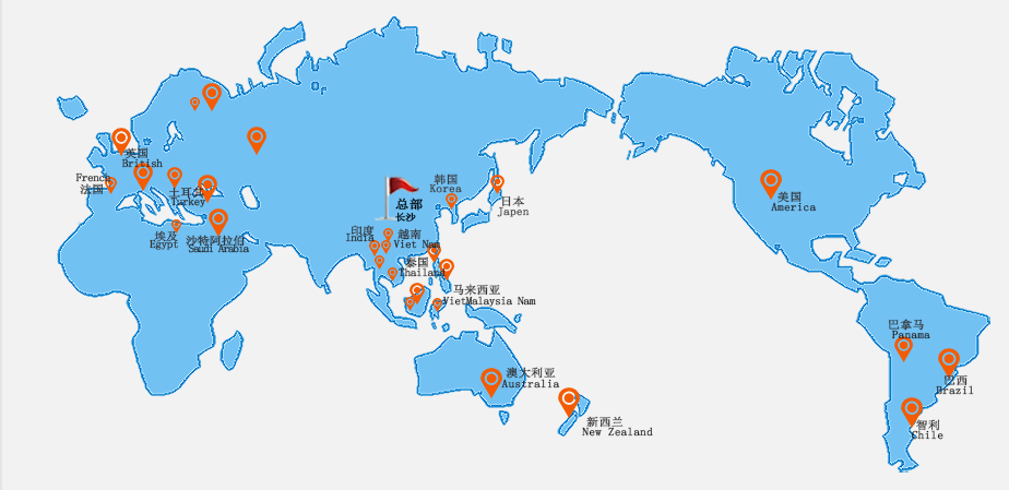 元拓腳手架產品覆蓋全球