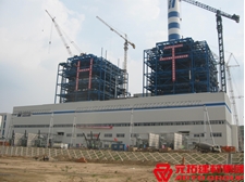 山西左權電廠采用元拓盤扣式腳手架